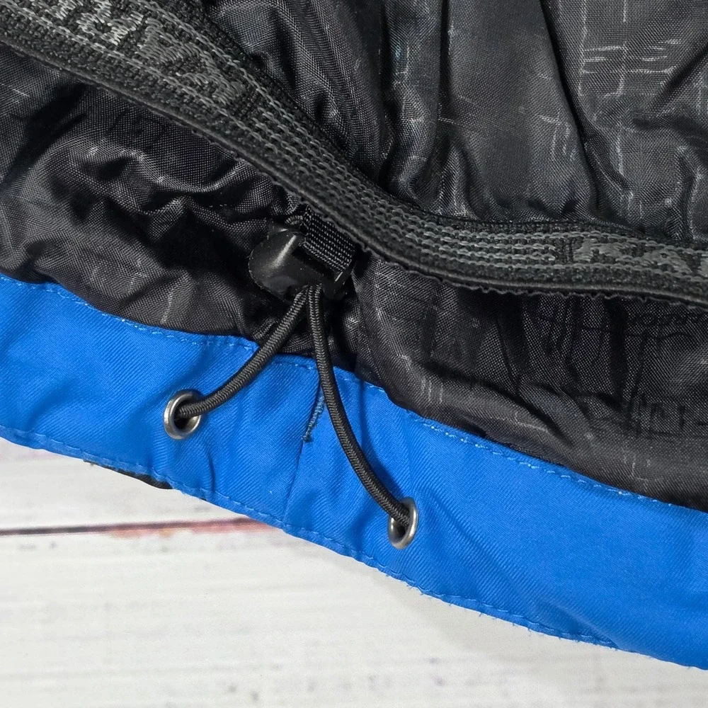 Karbon Ski Jacket Youth 14 Blue Black White Good Insulated Hooded Insulated
